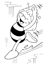 Maja ballerina coloring page